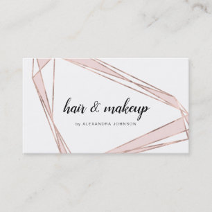 Nam Goud toe - bloos de Roze Geometrische Make-up Visitekaartje