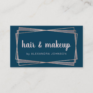 Nam Goud toe - bloos de Roze Geometrische Make-up Visitekaartje