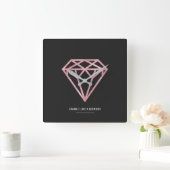 Nam Gouden Diamant toe Vierkante Klok (Huis)