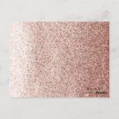 Nam Gouden Faux schitteren de Kaart van de (Achterkant)