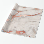 Nam Gouden Marmeren Textuur toe Cadeaupapier (Uitgerold)