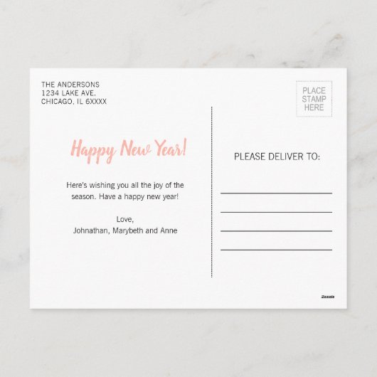 Nam het Briefkaart van de Foto van het Gouden (Achterkant)