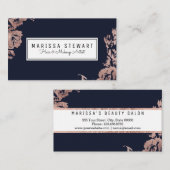 Nam het Gouden Marineblauwe Visitekaartje van (Voorkant / Achterkant)