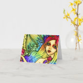 Nam Kaart van de Nota van de Mooie Regenboog van (Gele Bloem)