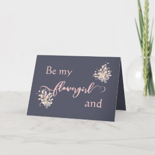Nam Kwarts Bloemen is Mijn Kaart Flowergirl toe