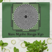 Nam Myoho Renge Kyo chant Theedoek (Gevouwen)