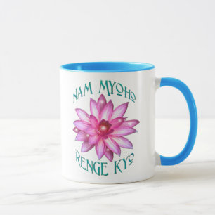 Nam Myoho Renge Kyo met Lotus Flower Design Mok