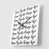 Nam Myoho Renge Kyo Vierkante Klok (Hoek)