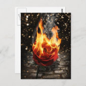 Nam op Brand toe, nam het Branden toe Briefkaart (Voorkant / Achterkant)