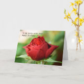 Nam tot mijn aunty met Kaart van de liefde de (Gele Bloem)