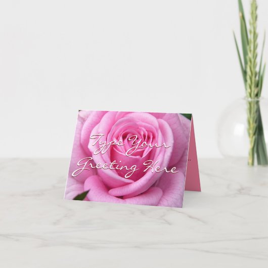 Nam Wenskaart van de Douane van de Bloemen van Kaart (Voorkant)