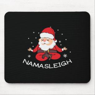 Nama-sleigh Namasleigh Grappige Kerstman Yoga Kers Muismat