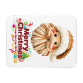 namaak garenpatroon, notch-hook stijl, gestructure magneet (Horizontaal)