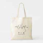 Namaakzak van Pim peptide Tote Bag (Achterkant)