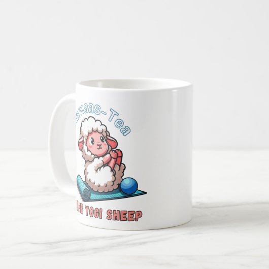 Namaastee, oveja yogui koffiemok (Voorkant links)
