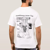Namakemono Anime Club 2007 T-shirt (Achterkant)