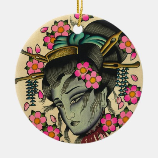 namakubi keramisch ornament (Voorkant)