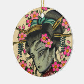 namakubi keramisch ornament (Links)