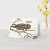 Namaqua kameleon Hagedis Reptiel Gecko Jigsaw Kind Kaart (Gele Bloem)