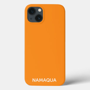 Namaqua oranje kleurnaam Hoesje-Mate iPhone case