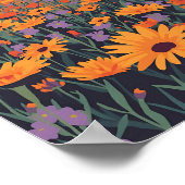 Namaqualand Wildebloemenveld Poster (Hoek)