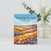 Namaqualand Zuid-Afrika Briefkaart (Staand voorkant)