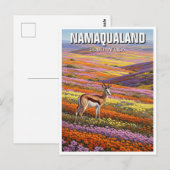 Namaqualand Zuid-Afrika Reizen Briefkaart (Voorkant / Achterkant)