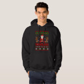 Namasleigh Christmas Sweater Santa Reindeer Workou (Voorkant volledig)