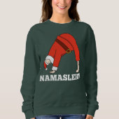 NamaSleigh Kerstmis Yoga Namaste Trui (Voorkant)
