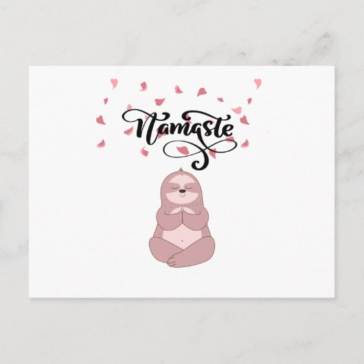 namast briefkaart (Voorkant)