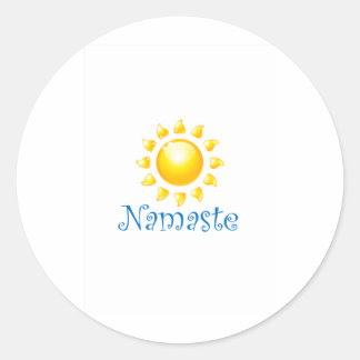 namast ronde sticker