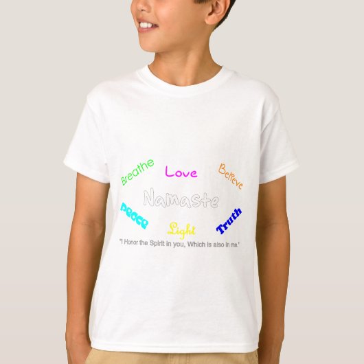 namast t-shirt (Voorkant)