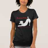 Namastay down dog t-shirt (Voorkant)