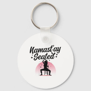 Namastay Gezeten - Stoel Yoga Sleutelhanger