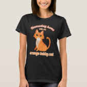 Namastay Home met mijn Oranje tablet T-shirt (Voorkant)