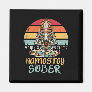 Namastay Nuchter Na Aa 12 Stappen Herstelmeditatie Magneet