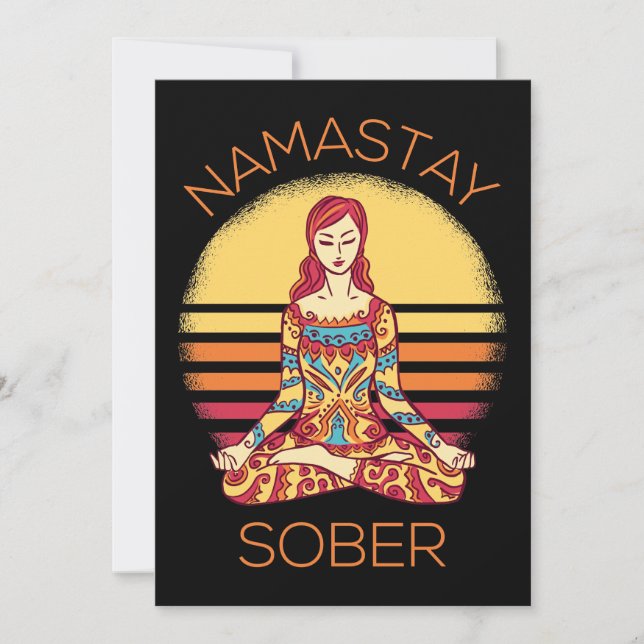 Namastay Sober I (Voorkant)