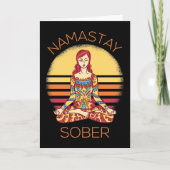 Namastay Sober I Kaart (Voorkant)