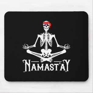Namast'ay Yoga Piraat Pun Yogi Leraar Meditatie Muismat