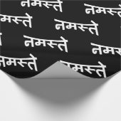 Namaste (न स् ते) - Devanagari Script Cadeaupapier (Hoek)
