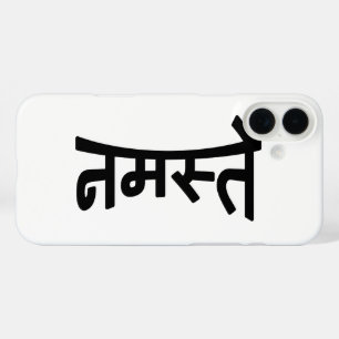 Namaste (न स् ते) - Devanagari Script iPhone 16 Plus Hoesje
