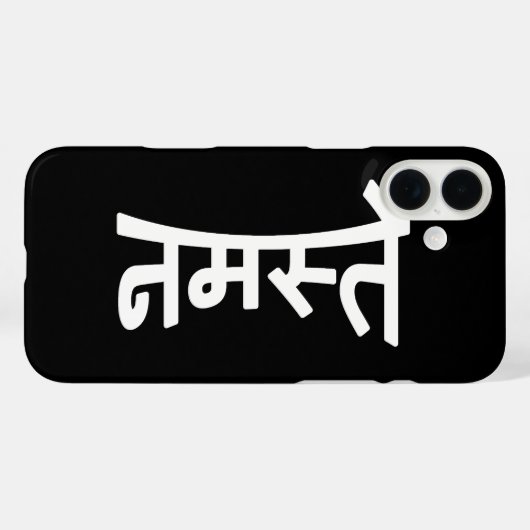 Namaste (न स् ते) - Devanagari Script Case-Mate iPhone Case (Achterkant (horizontaal))