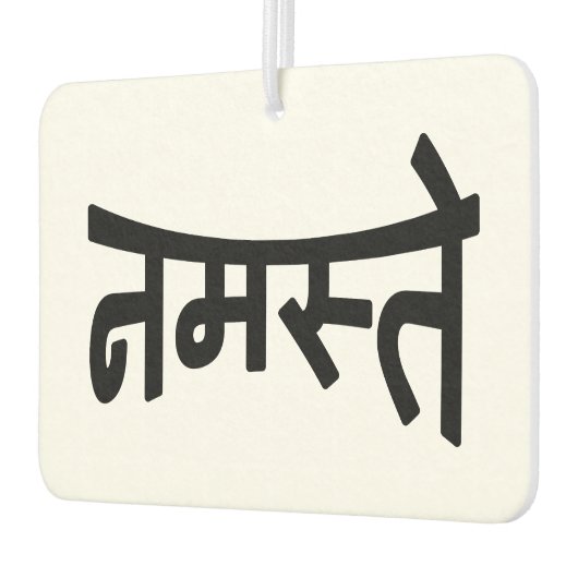 Namaste (न स् ते) - Devanagari Script Luchtverfrisser (Links)