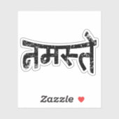 Namaste (न स् ते) - Manuscript Devanagari {Verstoo Sticker (Vel)