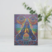namaste 2010 as postcard briefkaart (Staand voorkant)