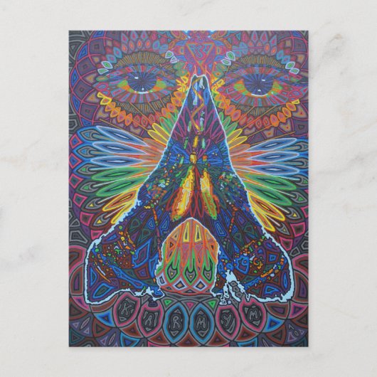namaste 2010 as postcard briefkaart (Voorkant)