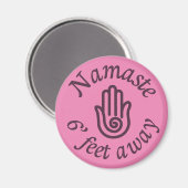 Namaste 6' Feet weg Magneet (Voorkant / Achterkant)