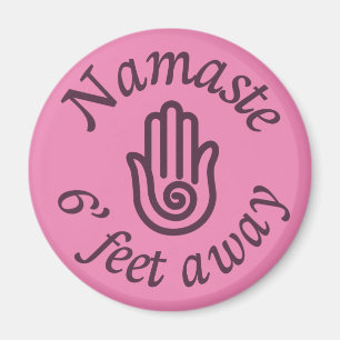 Namaste 6' Feet weg Magneet