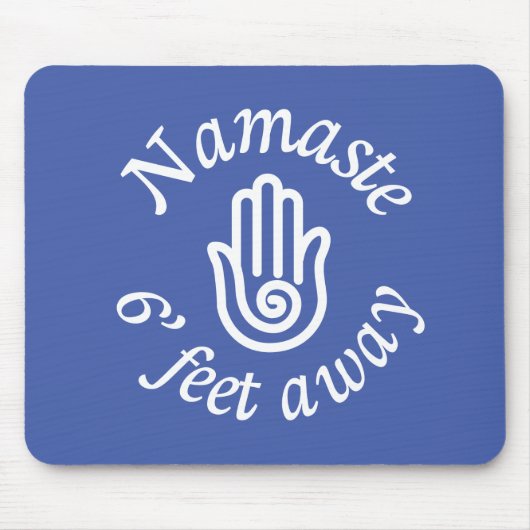 Namaste 6' Feet weg Muismat (Voorkant)