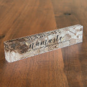 Namaste Acryldesk Name Bord Naambordje (Zijkant)